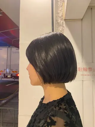 ショート レイヤー/ハイトーン ヒガシサヨのヘアスタイル