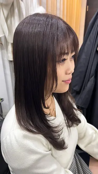 ロング カラー 椎葉 祐也のヘアスタイル