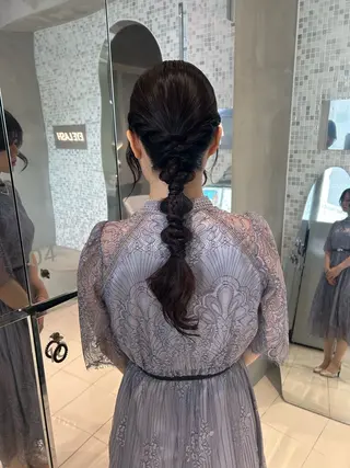 ロング ヘアアレンジ 透明感カラー🫧 nanohaのヘアスタイル