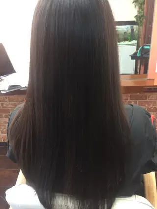 ロング パーマ 桧山 真のヘアスタイル