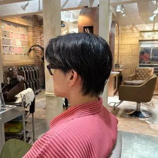 ショート メンズ グレージュ|くすみ× 透明感|kazutoのヘアスタイル