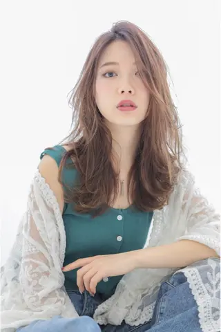 ロング カラー 店長 奈須 雄紀のヘアスタイル