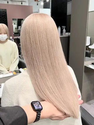 ロング カラー Via officialのヘアスタイル