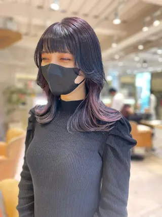 セミロング 韓国🇰🇷透明感 ERIのヘアスタイル