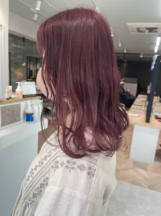 ミディアム カラー * 透明感カラー c h i h o *のヘアスタイル