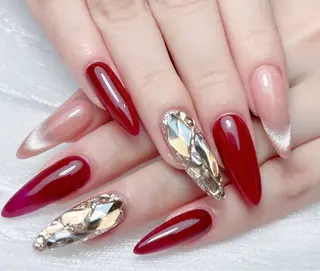 ネイル M🌷nail 長さだし専門店のネイルデザイン