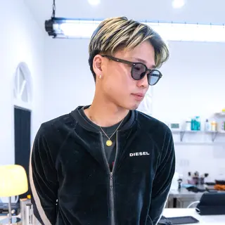 カラー メンズ 鈴木 七海のヘアスタイル