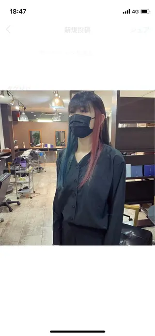 カラー I. NARUSEのヘアスタイル