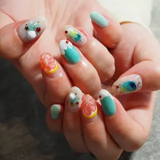 ネイル glaNje 福光のネイルデザイン