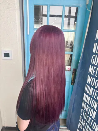 カラー ブリーチ/パーマ ♡MIYUU♡横浜のヘアスタイル