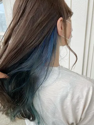 ロング カラー ヘアアレンジ Stir Maison 大宮所属・ryuma/ボブ /透明感カラーのヘアスタイル
