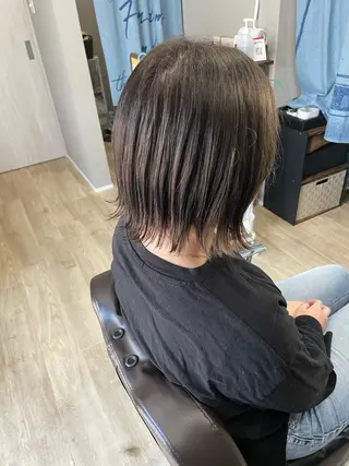 ミディアム Hair room Leaのヘアスタイル
