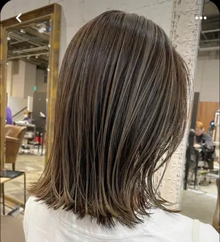 ミディアム 石本 泰士のヘアスタイル