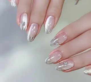 ネイル By moonネイル 🌷ワンホン/韓国風のネイルデザイン