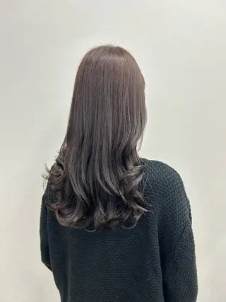 ロング カラー 酸性ストレート/ ボブ/暖色/リコのヘアスタイル