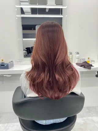 ロング カラー 💖トレンドカラー ブリーチ💖りくのヘアスタイル