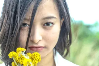 ミディアム パーマ オーストヘアージジ所属・TAI透明カラー 柔らかい縮毛矯正のヘアスタイル