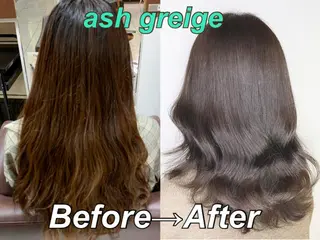 セミロング 🫧艶髪カラー🫧 森本くるみのヘアスタイル