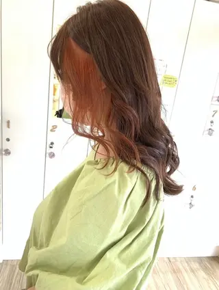 ロング カラー 🫧ウルフカット/ 畑中結衣🫧のヘアスタイル