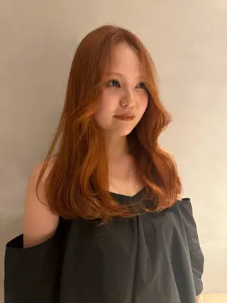 ミディアム カラー 🩷ハイトーン透明感 レイヤー🩷ユリカのヘアスタイル