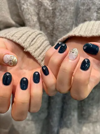 ネイル ボブ/暖色カラー コウボヒカルのヘアスタイル