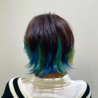 ショート カラー RUBEUS【ルベウス】所属・✨艶々カラー🎨 杉本賢人のヘアスタイル