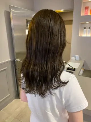 セミロング 【美容室が苦手な方 専問美容室】MIHOのヘアスタイル