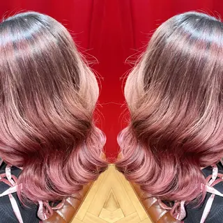 セミロング ヘアアレンジ beautism clock所属・韓国風🇰🇷うる艶 レイヤー/海青🫧のヘアスタイル