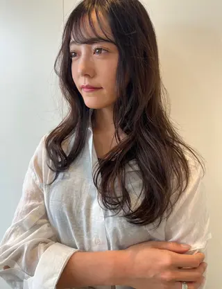 ロング カラー 🌝ぷる艶ハイトーン 柔らかヘア🍅まあやのヘアスタイル