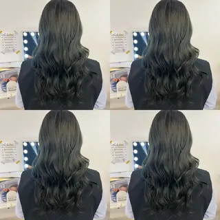 セミロング カラー ✨髪質改善✖︎韓国 レイヤー✨ナカムラのヘアスタイル