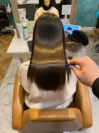 セミロング 韓国ヘア/艶カラー /田中悠佑のヘアスタイル