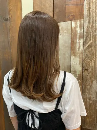 ロング カラー hair make pur所属・ストレート🌹カラー お任せを🌈bucoのヘアスタイル