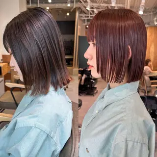 ショート sea by luvismけやき通り2号店所属・ボブ/ショート/ 縮毛矯正/岸本恭明のヘアスタイル