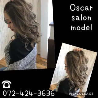 セミロング カラー ヘアサロンオスカー 岸和田蛸地蔵店のヘアスタイル