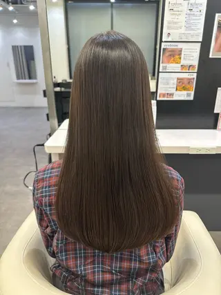 ロング アンニュイヘア/ 顔周りカット/眞弓萌のヘアスタイル