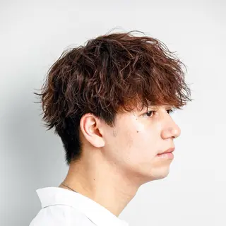 ショート パーマ メンズ 店長⚜️メンズカット パーマ⚜️則次亮哉のヘアスタイル