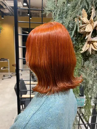 ミディアム カラー 朝の準備が楽になる レイヤー🎀Macoのヘアスタイル