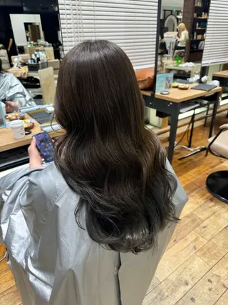 ロング 新宿／透明感カラー/ 髪質改善/早野大空のヘアスタイル