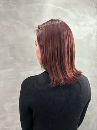 ミディアム カラー 透明感カラー/メンズ /ボブKanna🪄のヘアスタイル