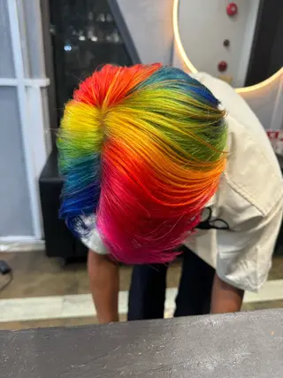 カラー メンズ dao/ミルクティー /ブラウン/ブロンドのヘアスタイル