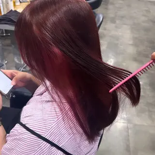 セミロング IS所属・横浜美容室/透明感 カラー/レイヤーのヘアスタイル