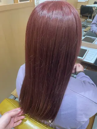 ロング カラー 瀬社家 加奈のヘアスタイル