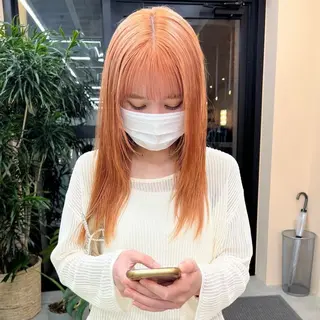 ロング カラー arisa/暖色 /伏見/レイヤーのヘアスタイル