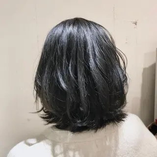 ミディアム カラー パーマ ヘアアレンジ 【ツヤ髪美容師】 ツダケイスケのヘアスタイル