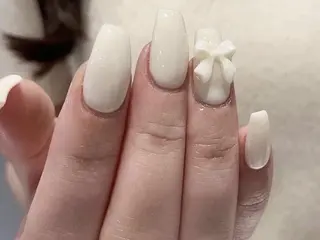 ネイル ki🍒🍒 ki ツルツルネイルのネイルデザイン