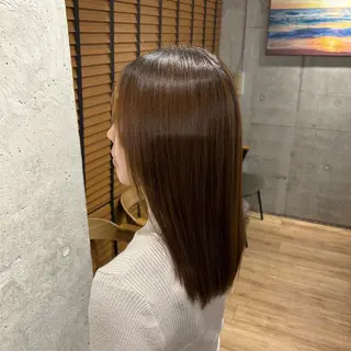 セミロング JURI 🎀透明感カラー🎀のヘアスタイル