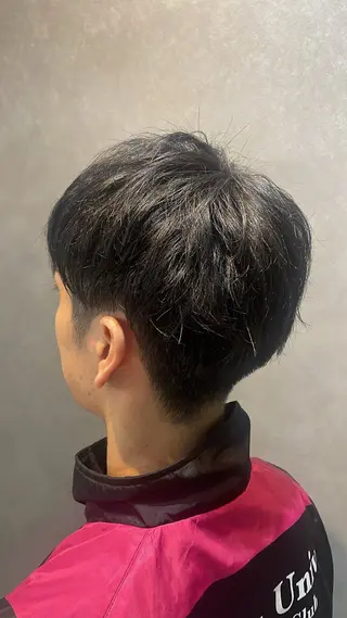 カラー メンズ mahiro/ レディースショートのヘアスタイル