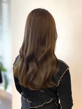 セミロング カラー 🌿レイヤー赤み消し 🌿西村拓也のヘアスタイル