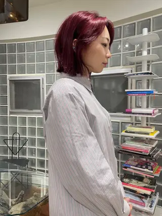 ミディアム 似合わせ ／表参道／REMIのヘアスタイル