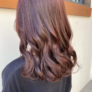 セミロング カラー 🌼 みなみ🌼のヘアスタイル